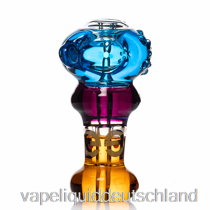 Cheech Glass Triple Freezable Spoon Handpfeife Blau / Lila / Orange Vape Deutschland